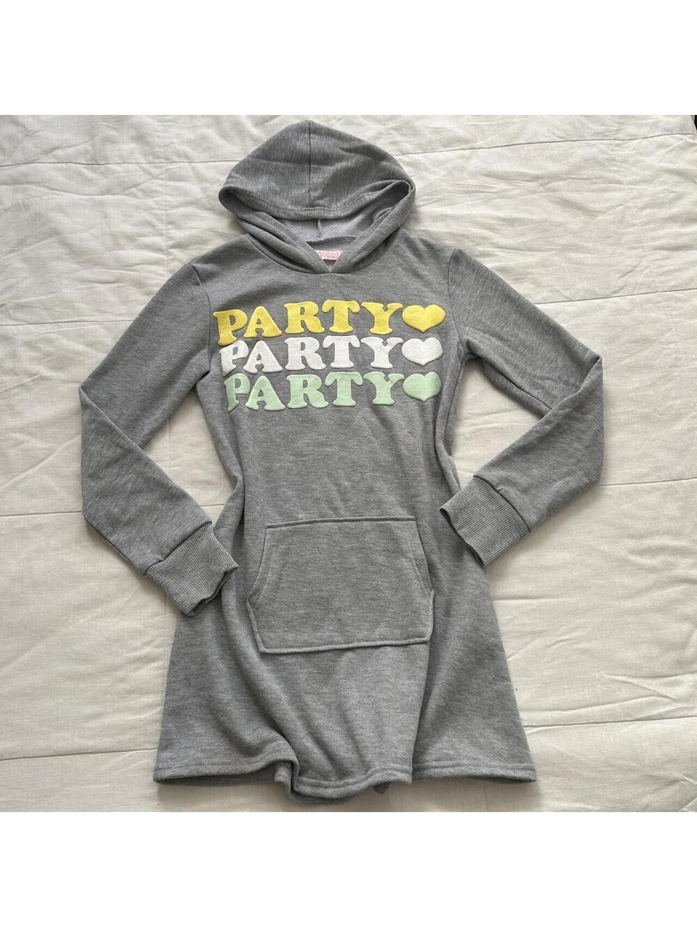 Liz Lisa Tralala Grey Party Hoodie Dress Sweet Gyaru Size S Japan